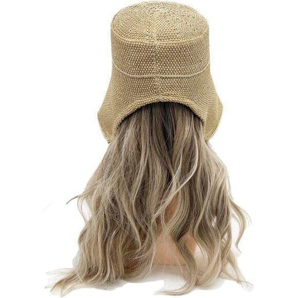 Women Vintage Linen Bonnet Foldable Sun Hat Victorian Cap for Costume & Sun - Picture 3 of 6